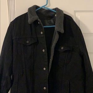 Levi’s black denim lined jacket